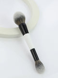 Double Head Makeup Brushes 2 In 1 Flat Angled Foundation Concealer Contour for Blending Loose Powder Liquid Cream Cosmetic Tools