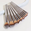 10/12PCS Makeup Brush Set Foundation Concealer Powder Eyeshadow Blush Brush Blending Cosmetic Beauty Tool for Face